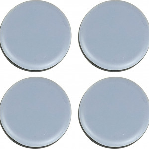 Set de 4 glisoare de mobilier Hasware, ,EVA/polipropilena gri/negru, 50 mm
