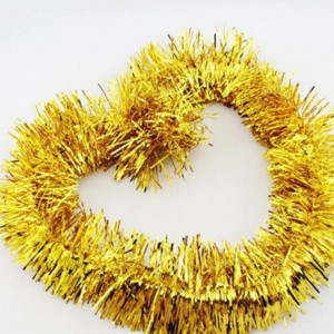 Set de 5 bucati beteala Brinny, folie/metal, galben, 2 m
