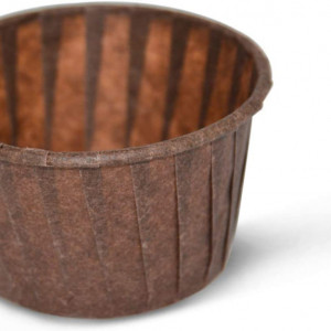 Set de 50 forme pentru briose SimpleGood, hartie, maro, 6,4 x 3,8 x 5,1 cm