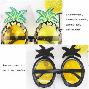 Set de 6 perechi de ochelari pentru recuzita foto JellnZs, Hawaiian Tropical, PPT, multicolor