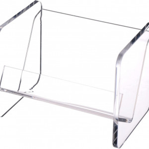 Suport pentru carti de vizita Sanrui, acrilic, transparent, 110 x 80 x 80 mm