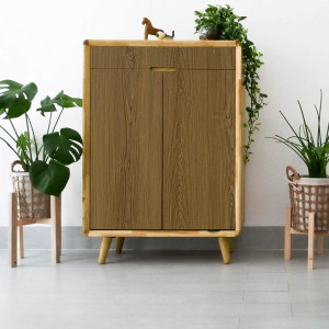 Tapet Abyssaly, maro, hartie/PVC/vinil, 40 x 300 cm