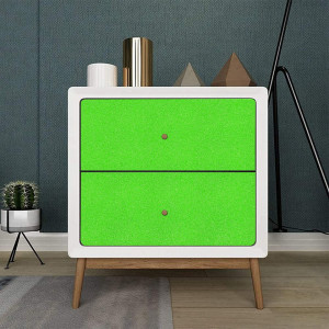Tapet autoadeziv Decoroom, PVC, verde, 40 x 300 cm