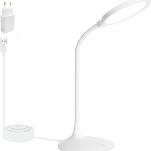 Veioza PEROBETA, alb, LED, 3500-5500 K, 10 W, 50 cm