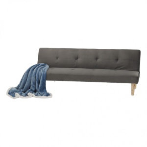 canapea extensibila gri 178x68x66 cm