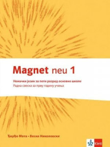 Magnet neu, radna sveska za nemački jezik za 5. razred osnovne škole sa CDom