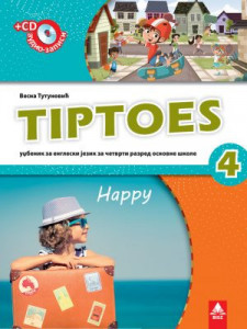 Tiptoes 4, udžbenik i CD iz engleskog jezika za 4. razred osnovne škole NOVO
