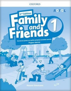Family and Friends 1, radna sveska za engleski jezik za 3. razred osnovne škole