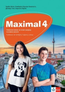 Maximal 4, udžbenik za nemački jezik za 8. razred osnovne škole sa CDom