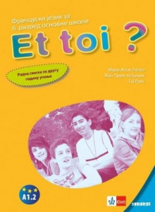 Et toi 2, radna sveska za francuski jezik za 6. razred osnovne škole