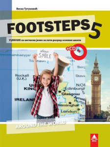 Footsteps 5, udžbenik i CD iz engleskog jezika za 5. razred osnovne škole