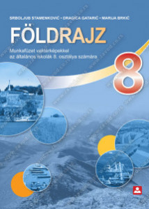 Radna sveska za geografiju sa nemim kartama, udžbenik za 8. razred osnovne škole na mađarskom jeziku