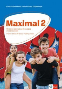 Maximal 2, radna sveska za nemački jezik za 6. razred osnovne škole sa CDom