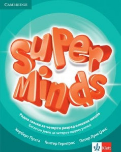 Super Minds 4, radna sveska iz engleskog jezika za 4. razred osnovne škole sa 3 Cda NOVO