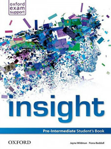 Insight Pre-intermediate, udžbenik za engleski jezik za srednju školu i gimnazije
