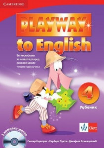 Playway to English 4, udžbenik za 4. razred osnovne škole sa 3 CDa