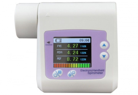 CONTEC SP10 - Spirometru cu ecran LCD, memorie interna si conexiune USB la laptop/PC