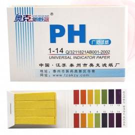 PH-01H benzi de testare nivel pH pentru lichide, 80buc/cutie