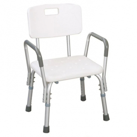 JL736L- Scaun de dus din aluminiu, cu spatar si manere