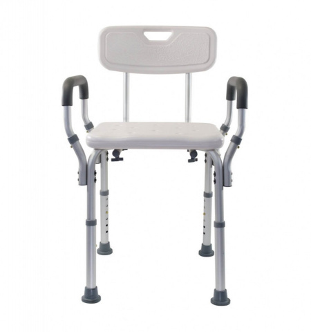 ORTOPEDIX BME350L- Scaun pentru baie cu spatar si manere