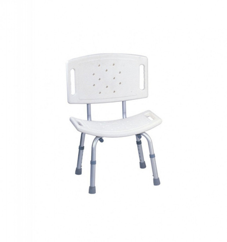 ORTOPEDIX FS798L- Scaun de baie dreptunghiular cu spatar