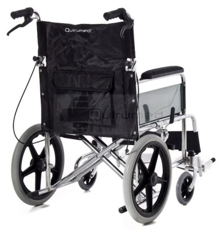 QMED 183-870ABJ-46 - Scaun de otel cromat pliabil special pentru transport