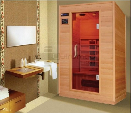 QMED QMSA2 - Sauna de interior cu infrarosu, 2 sectiuni