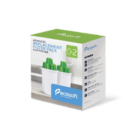 ECOSOFT- Set de 2 Cartuse filtrante pentru Cana Ecosoft