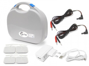 NU-TEK LT7102 - Electroestimulator profesional TENS / EMS, 2 canale, 5in1