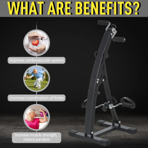 HOMCOM A90-158BK- Bicicleta de fitness din otel cu ecran LED, inaltime si rezistenta reglabile