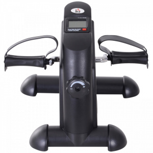 HOMCOM A90-179BK- Mini dispozitiv de pedalare bicicleta pentru picioare si brate negru