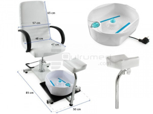 QMED 955-WB-3820- Scaun pedichiura cu jacuzzi