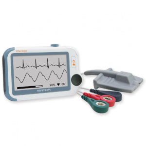 CHECKME PRO - Monitor multifunctional portabil cu eran tactil: ECG, SpO2, puls, pedometru, termometru