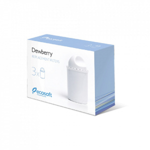 ECOSOFT- Set de 3 Cartuse filtrante pentru Cana Ecosoft Dewberry -