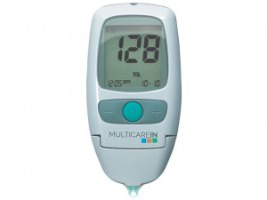 MULTICARE-IN model 2020 - aparat pentru masurarea glicemiei, colesterolului si trigliceridelor