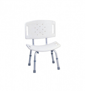 ORTOPEDIX FS798L- Scaun de baie dreptunghiular cu spatar
