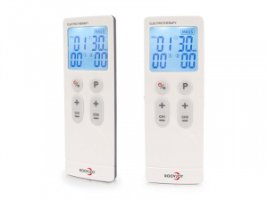 QMED 1179-RC3-BLUE - Electroestimulator profesional TENS / EMS, 2 canale, 22 programe