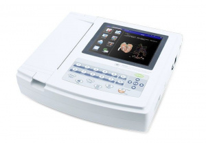 CONTEC ECG1200G - electrocardiograf 12 canale, profesional, printare termica, ecran LCD