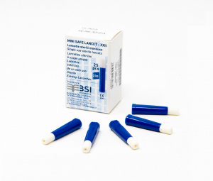 LANCETTE 23G - Ace sterile, cu auto-intepare, 25buc/set