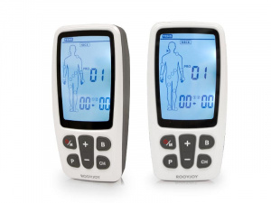 QMED 1179-RC4A-BLK - Electro-stimulator TENS / EMS si masaj cu 60 de programe