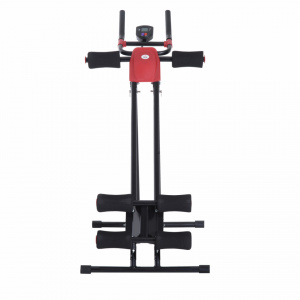HOMCOM A90-103- Banca trainer abdomen, Power ABS cu display negru si rosu