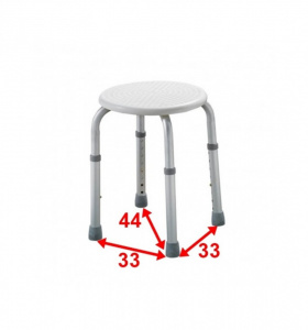 ORTOPEDIX FS7972L- Scaun de baie rotund
