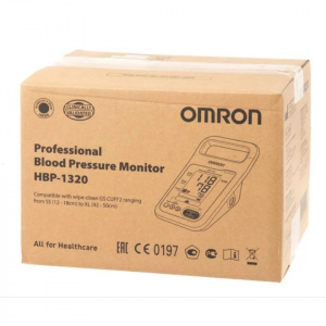 OMRON HBP-1320- Tensiometru profesional portabil, cu acumulator, validat clinic, mansete cu furtun lung M + L incluse