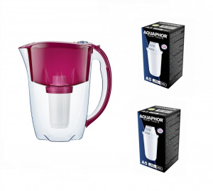AQUAPHOR PRESTIGE A5 - Cană filtrantă, cu 2 x cartuse A5 incluse