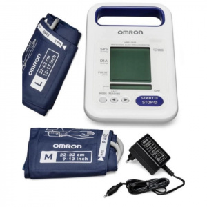 OMRON HBP-1320- Tensiometru profesional portabil, cu acumulator, validat clinic, mansete cu furtun lung M + L incluse