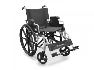 QMED 183-903LB-46- Scaun cu rotile pliabil, din aluminiu