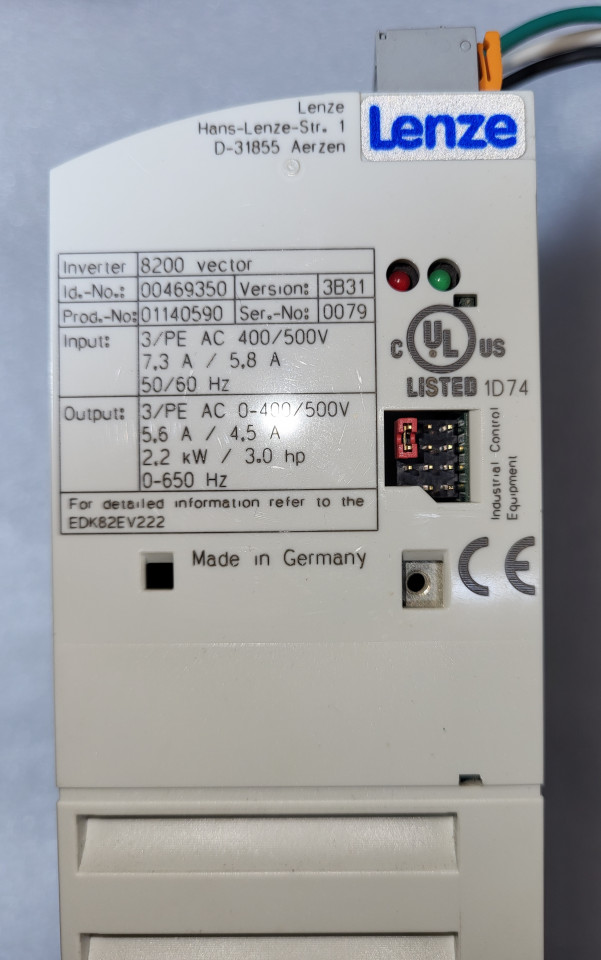 Convertizor De Frecventa / VFD Lenze 8200 Vector 2.2kW/400V