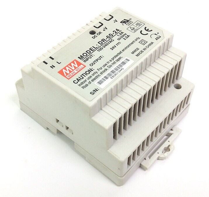Power supply Mean Well DR6024, 24V/2.5A