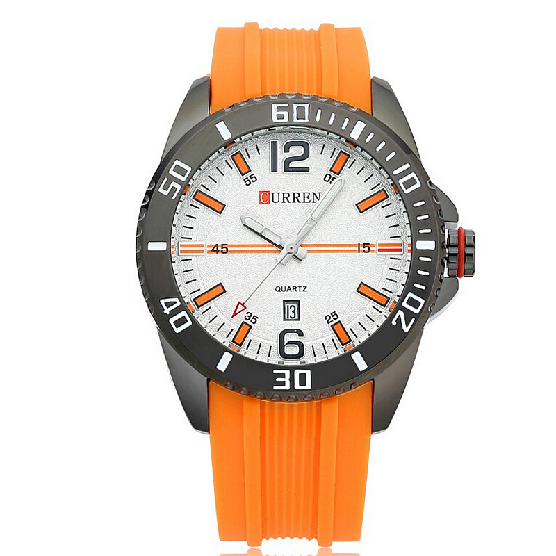 Ceasuri barbatesti Curren 8178 - JW857 - orange