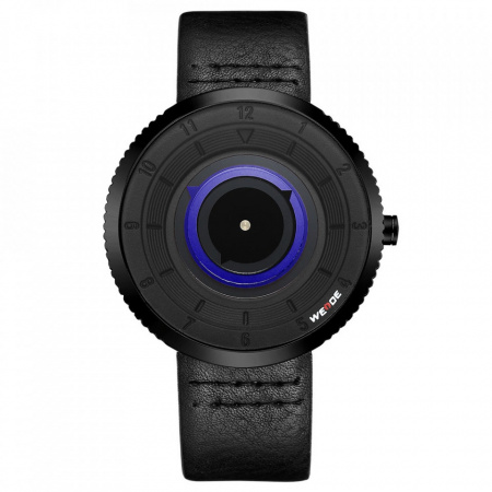Ceas WEIDE, Quartz, Fashion, Albastru, Curea Piele, WD006B-3C